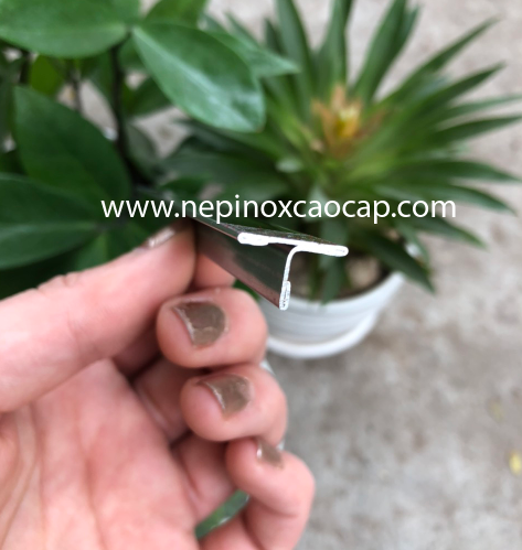 nẹp inox 304 chữ T V U L, nep inox trang tri, nẹp nhôm chữ T U V L, nep nhom trang tri