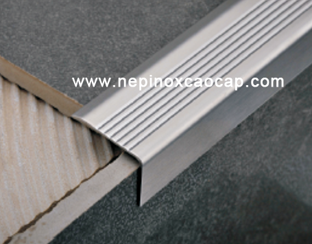 1 nẹp inox 304 chữ T V U L, nep inox trang tri, nẹp nhôm chữ T U V L, nep nhom trang tri