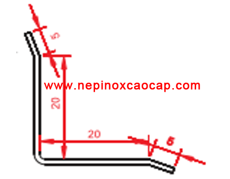 sec nẹp inox 304 chữ T V U L, nep inox trang tri, nẹp nhôm chữ T U V L, nep nhom trang tri