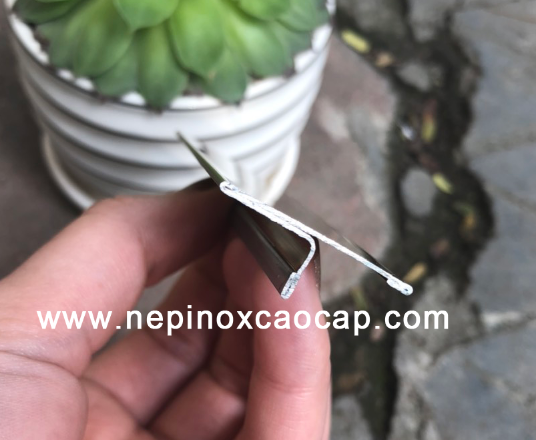 nẹp inox 304 chữ T V U L, nep inox trang tri, nẹp nhôm chữ T U V L, nep nhom trang tri