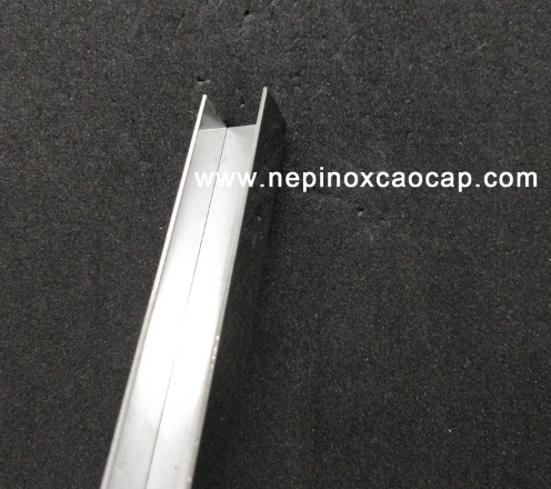 u10sec nẹp inox 304 chữ T V U L, nep inox trang tri, nẹp nhôm chữ T U V L, nep nhom trang tri