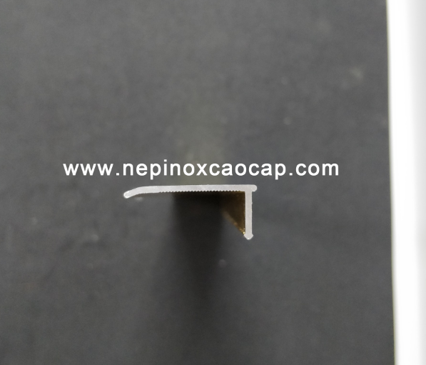 l25sec nẹp inox 304 chữ T V U L, nep inox trang tri, nẹp nhôm chữ T U V L, nep nhom trang tri