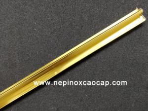 nẹp inox 304 chữ T V U L, nep inox trang tri, nẹp nhôm chữ T U V L, nep nhom trang tri