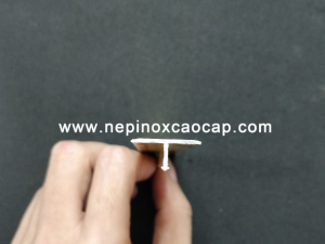 nẹp inox 304 chữ T V U L, nep inox trang tri, nẹp nhôm chữ T U V L, nep nhom trang tri