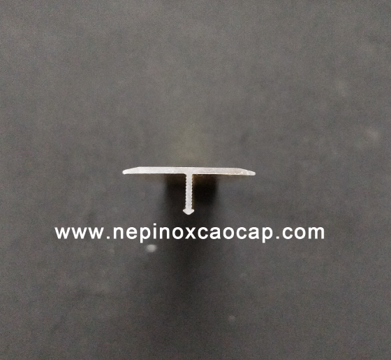 t25vbsec nẹp inox 304 chữ T V U L, nep inox trang tri, nẹp nhôm chữ T U V L, nep nhom trang tri